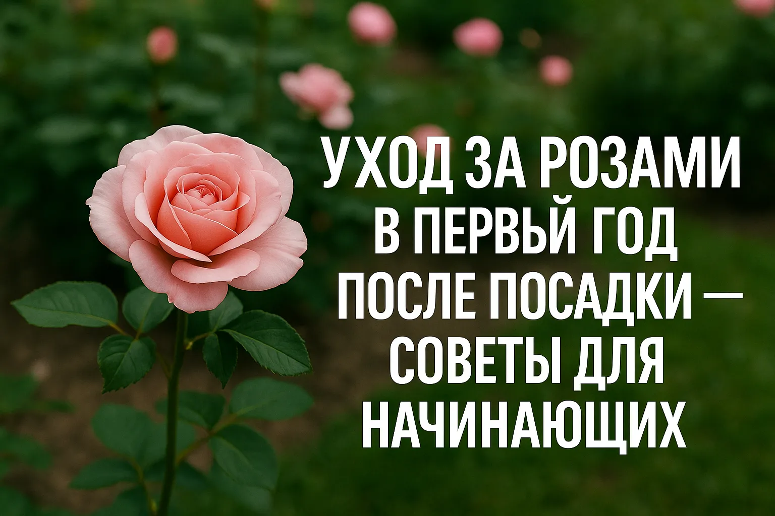 Уход за розами в первый год после посадки Уход за розами в первый год после посадки